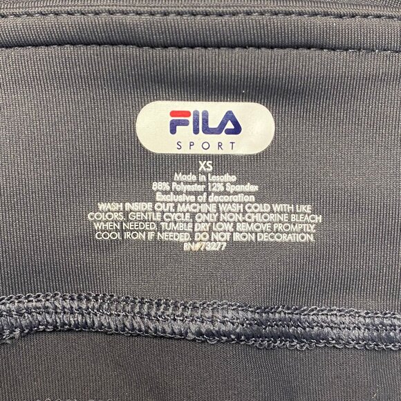 FILA | Women’s Grey Reflective Sport Shorts - Size XS | Stretch Active Fit - Picture 3 of 3